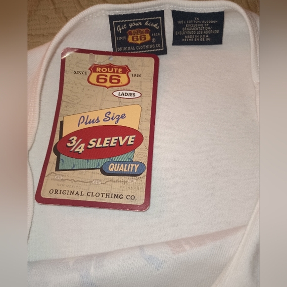 New U🐍A White Plus Size Tee - Picture 6 of 6